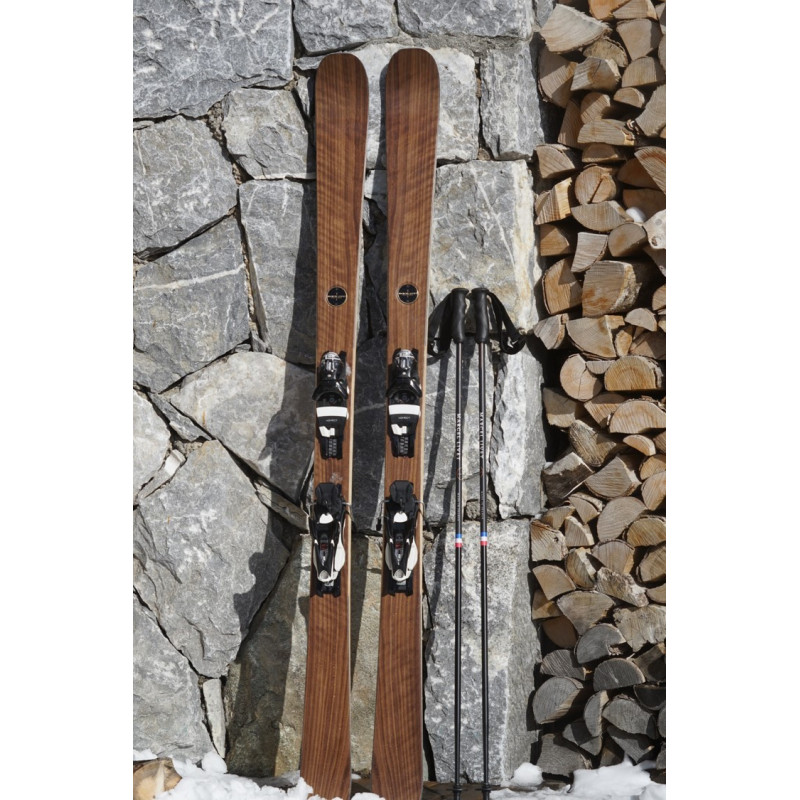 Ski en bois polyvalent made in france - Léon - ski made in france