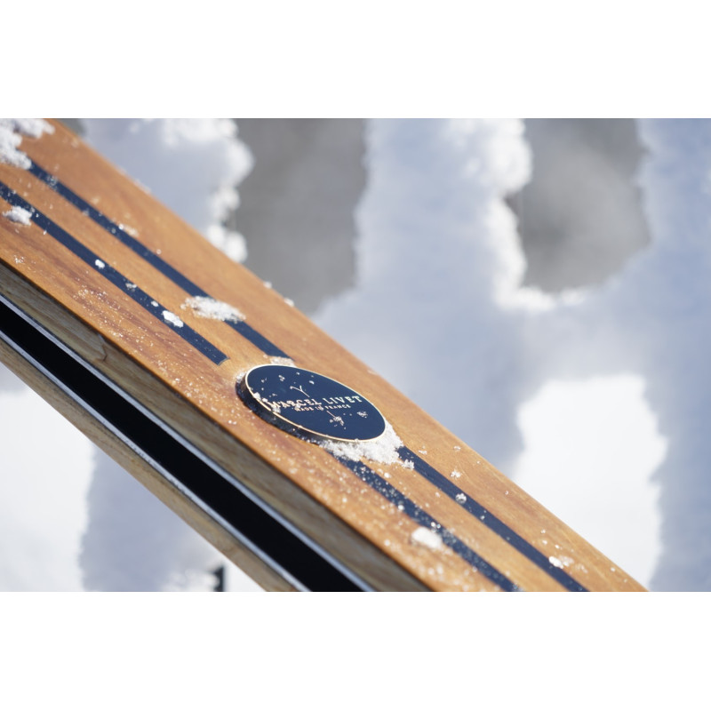 Ski haut de gamme Marius Prestige, ski en bois prestige made in france