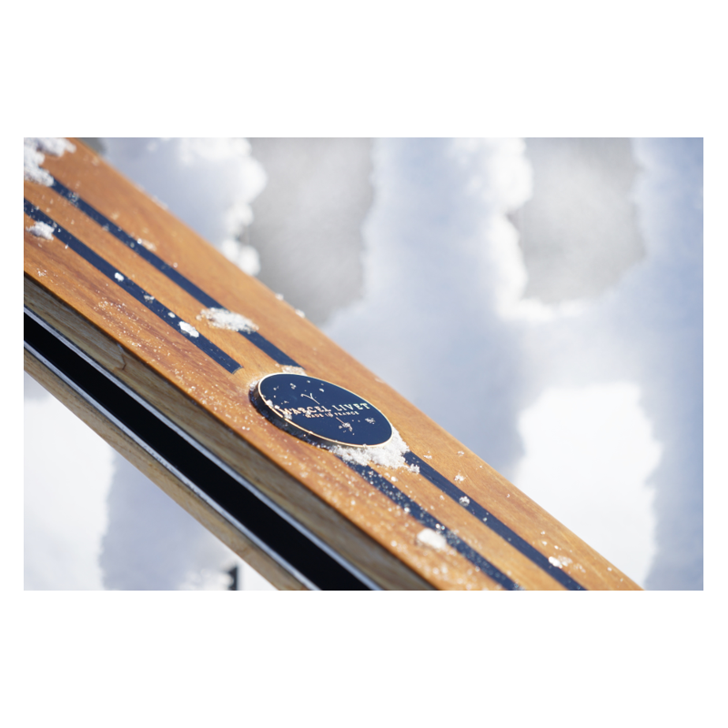 Ski haut de gamme Léon Prestige, ski en bois prestige made in france