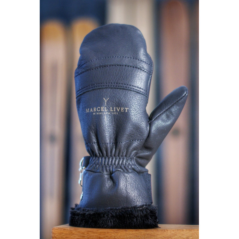 Moufles en cuir Angdawa, fabriquées en France, moufles chaudes femme