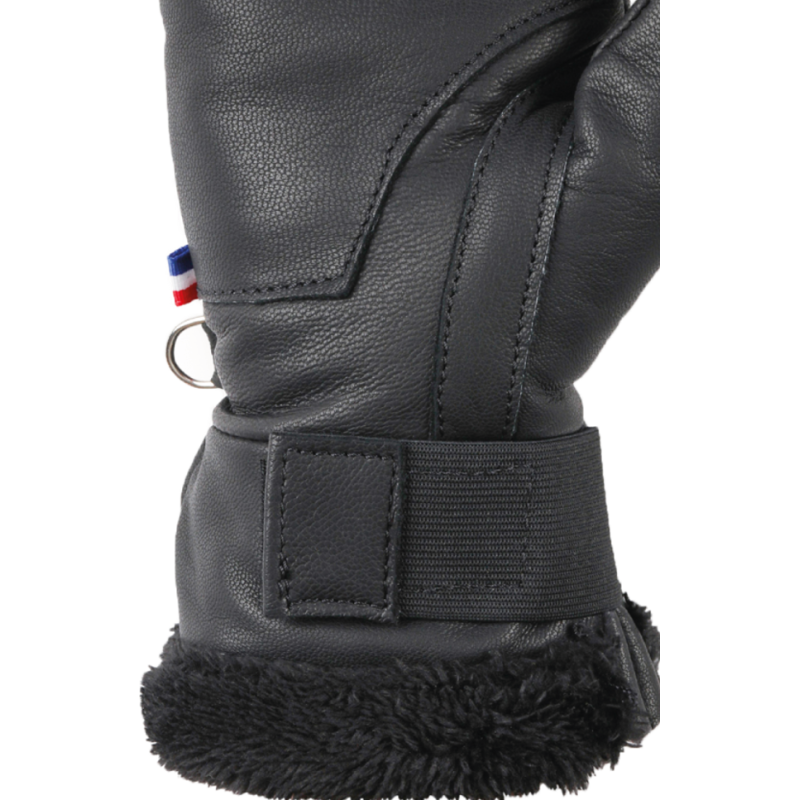 Moufles en cuir Angdawa, fabriquées en France, moufles chaudes femme