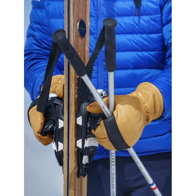 Moufles en cuir Roger Duplat, fabriquées en France, moufles robustes homme