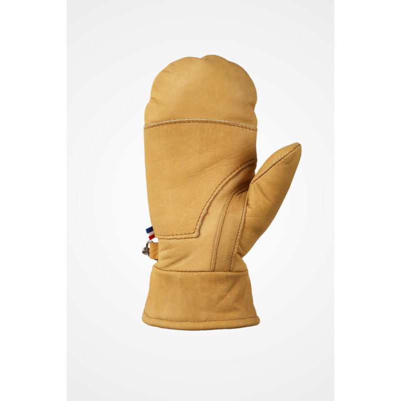 Moufles en cuir Louis Gevril, fabriquées en France, moufles robustes homme