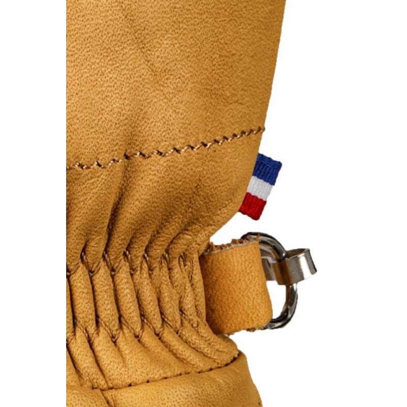 Moufles en cuir Louis Gevril, fabriquées en France, moufles robustes homme