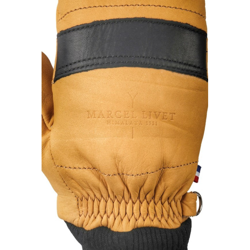 Moufles en cuir Roger Duplat, fabriquées en France, moufles robustes homme