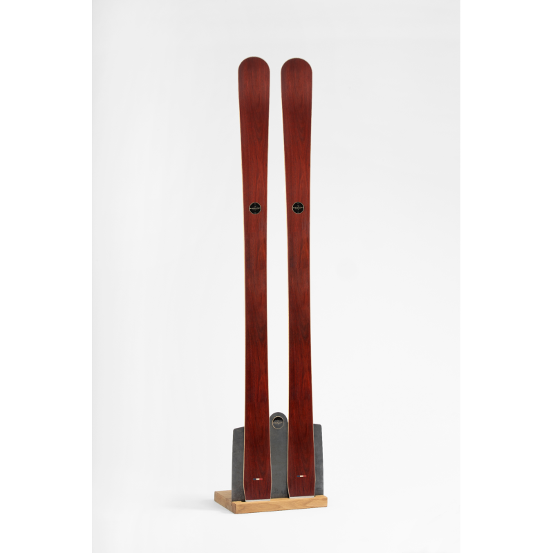 Freeride ski Gustave, prestige wooden ski made in france