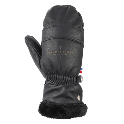 Moufles en cuir Angdawa, fabriquées en France, moufles chaudes femme