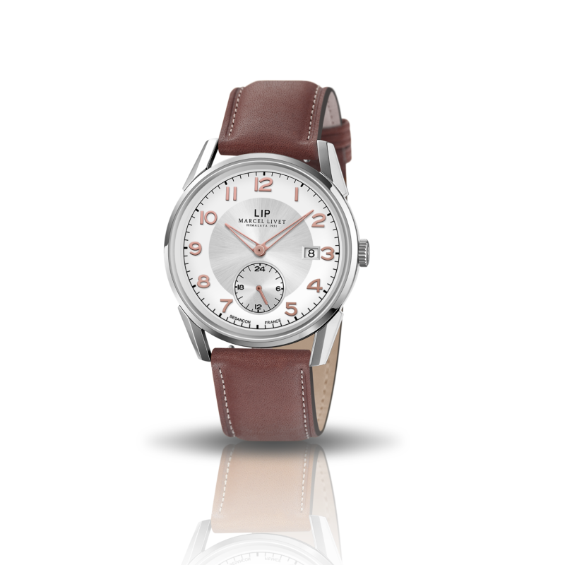 Automatic watch inspired by the Himalayan Expedition 1951, Collaboration LIP x MARCEL LIVET