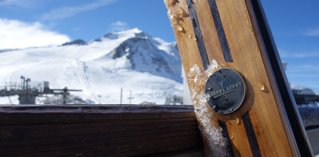 le ski artisanal en bois marcel livet