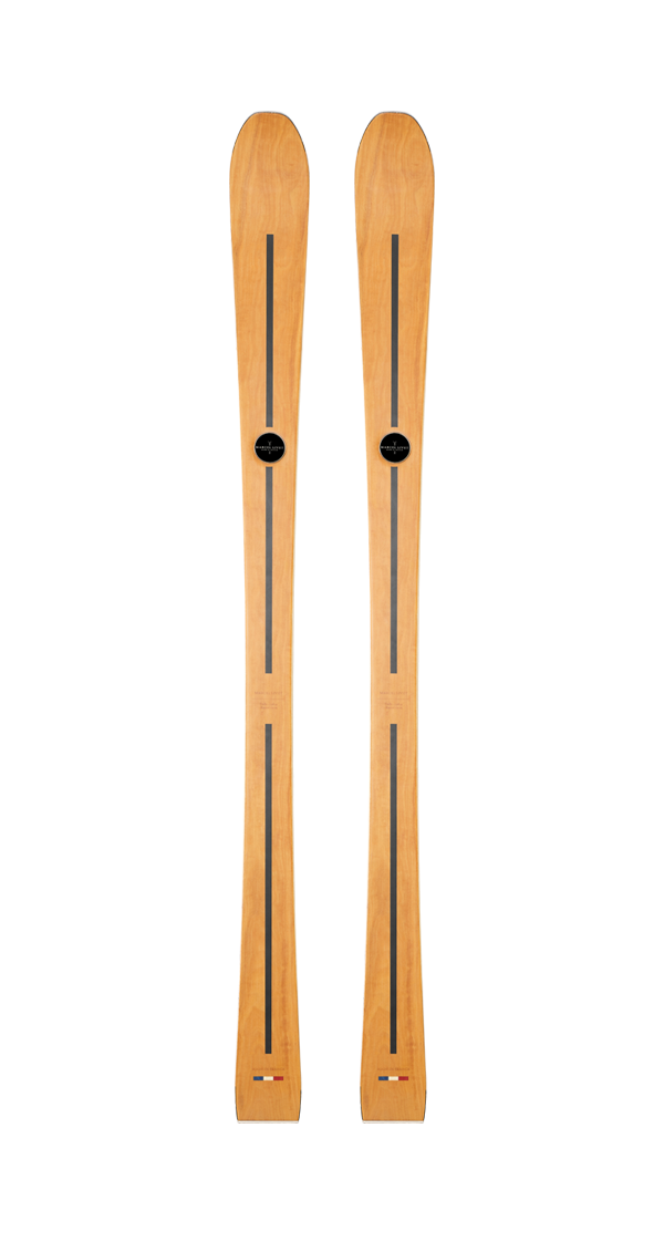 wooden skis for wooden, handmade ski maryse, wooden skis